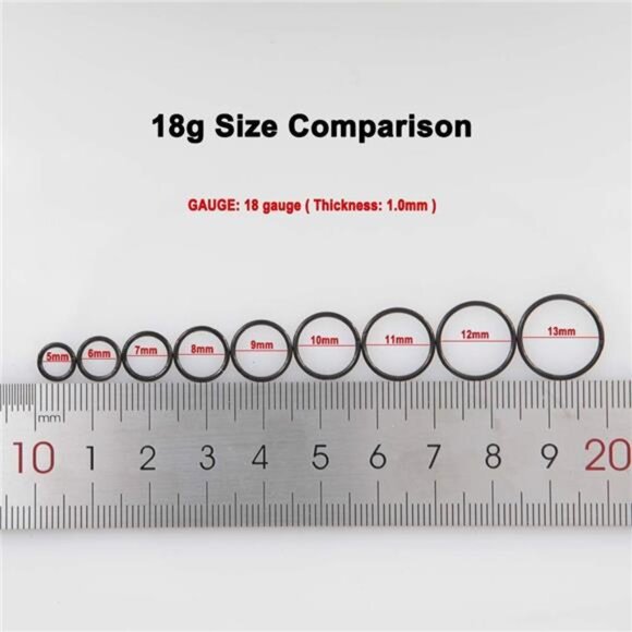 Men Women 316L Surgical Steel Hinged Nose Rings Hoop for Nostril Septum - Picture 3 of 7